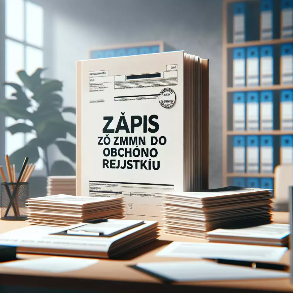 zápis změn do obchodního rejstříku