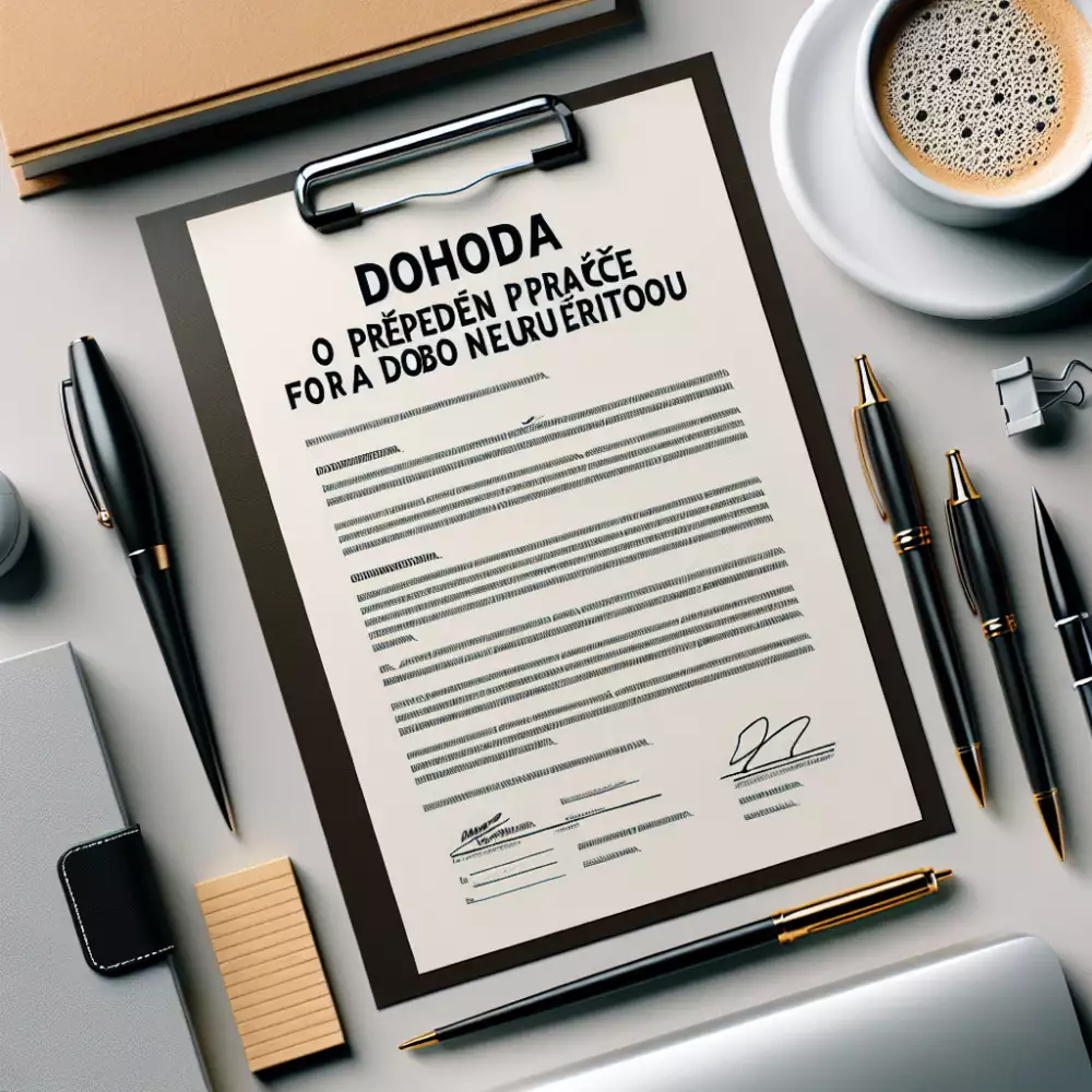 dohoda o provedení práce na dobu neurčitou