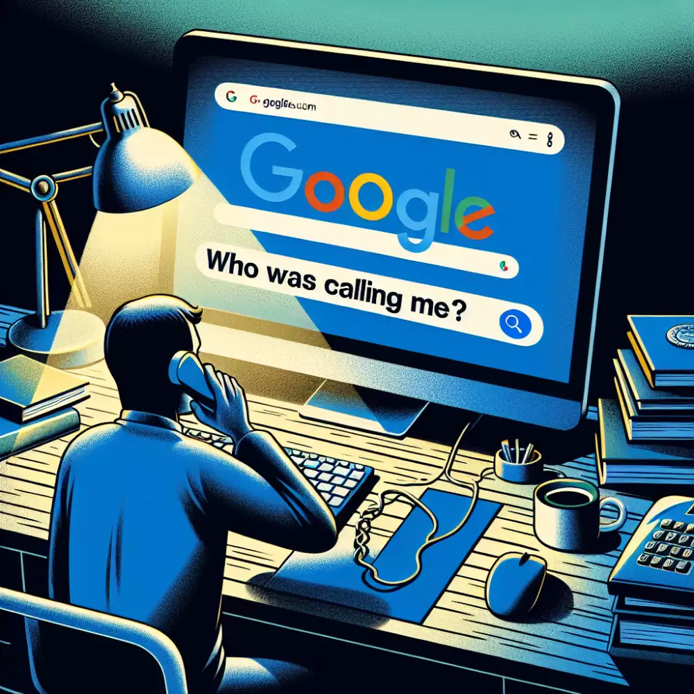 google kdo mi volal