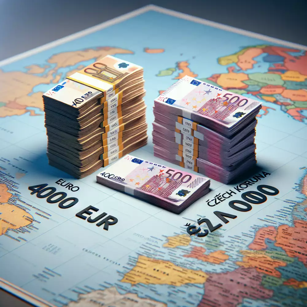 400 eur to czk