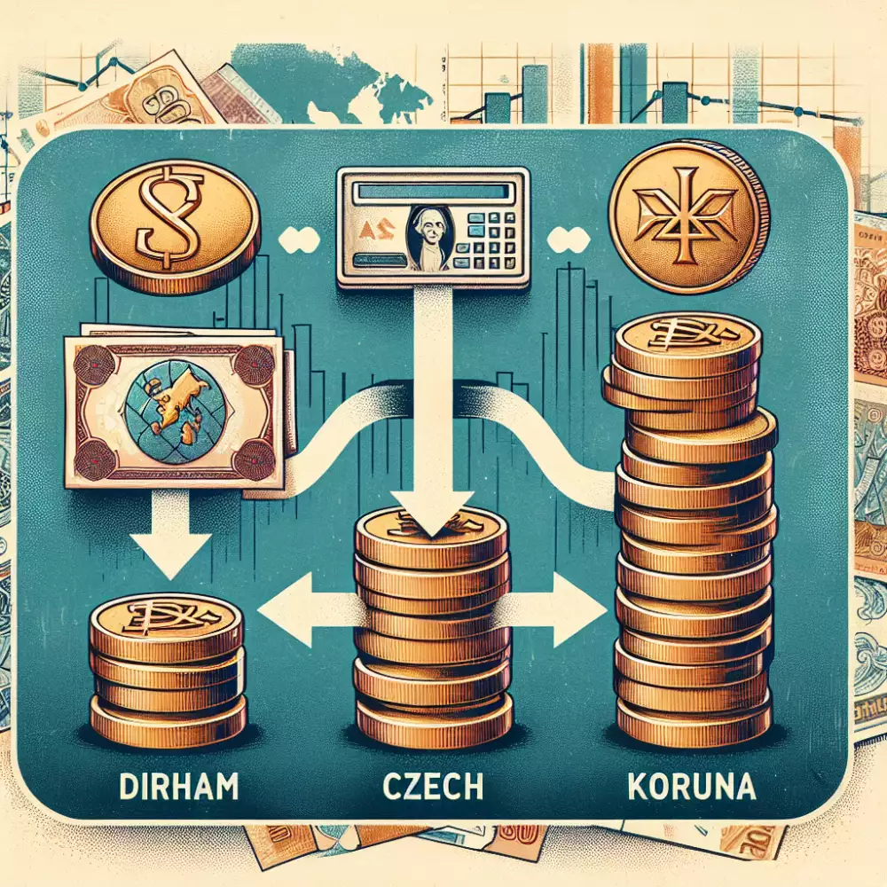 dirham to czk