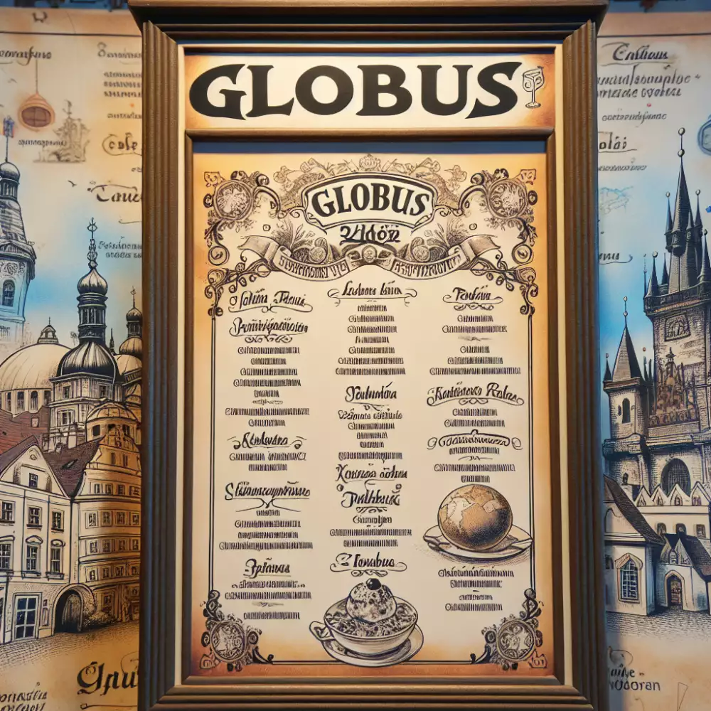 globus zličín restaurace menu