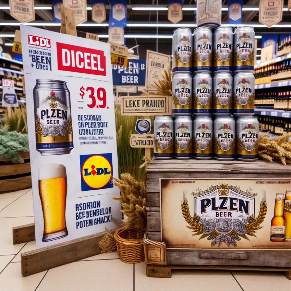 Pivo Plzeň Plech Akce Lidl