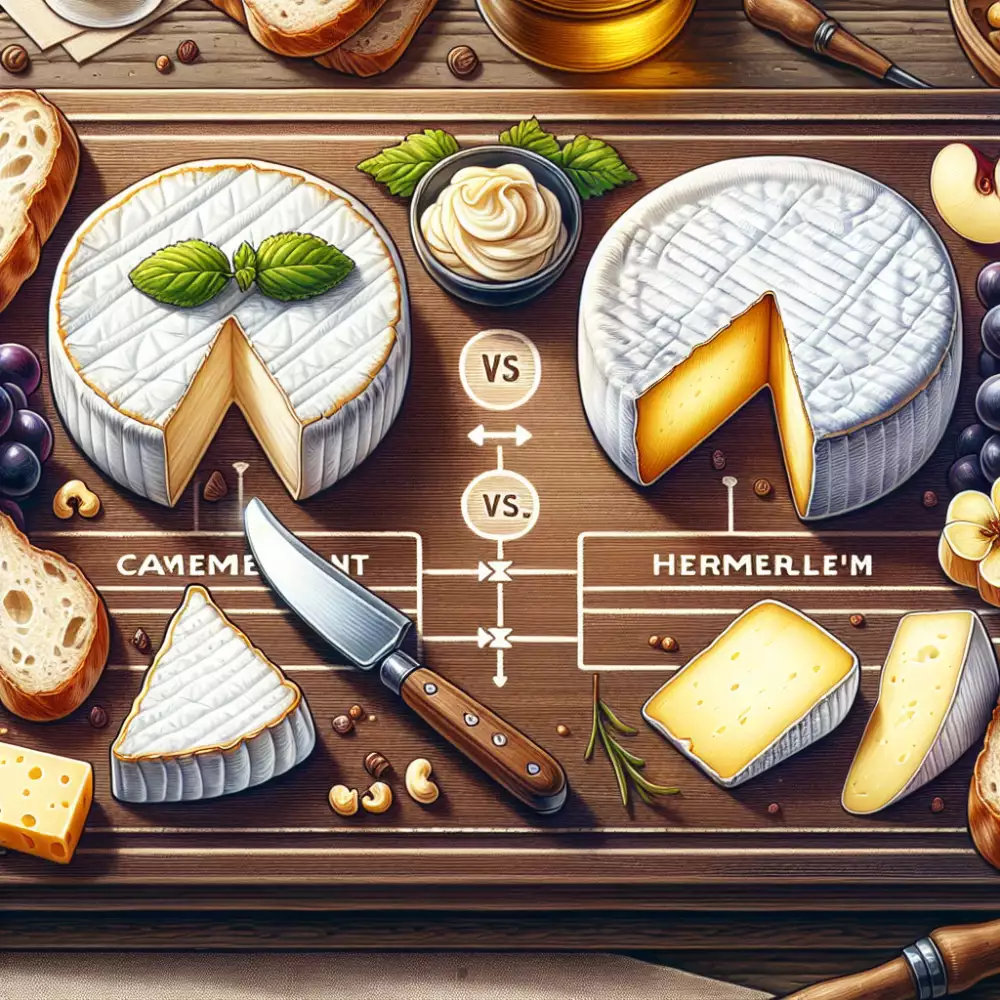 camembert vs hermelín