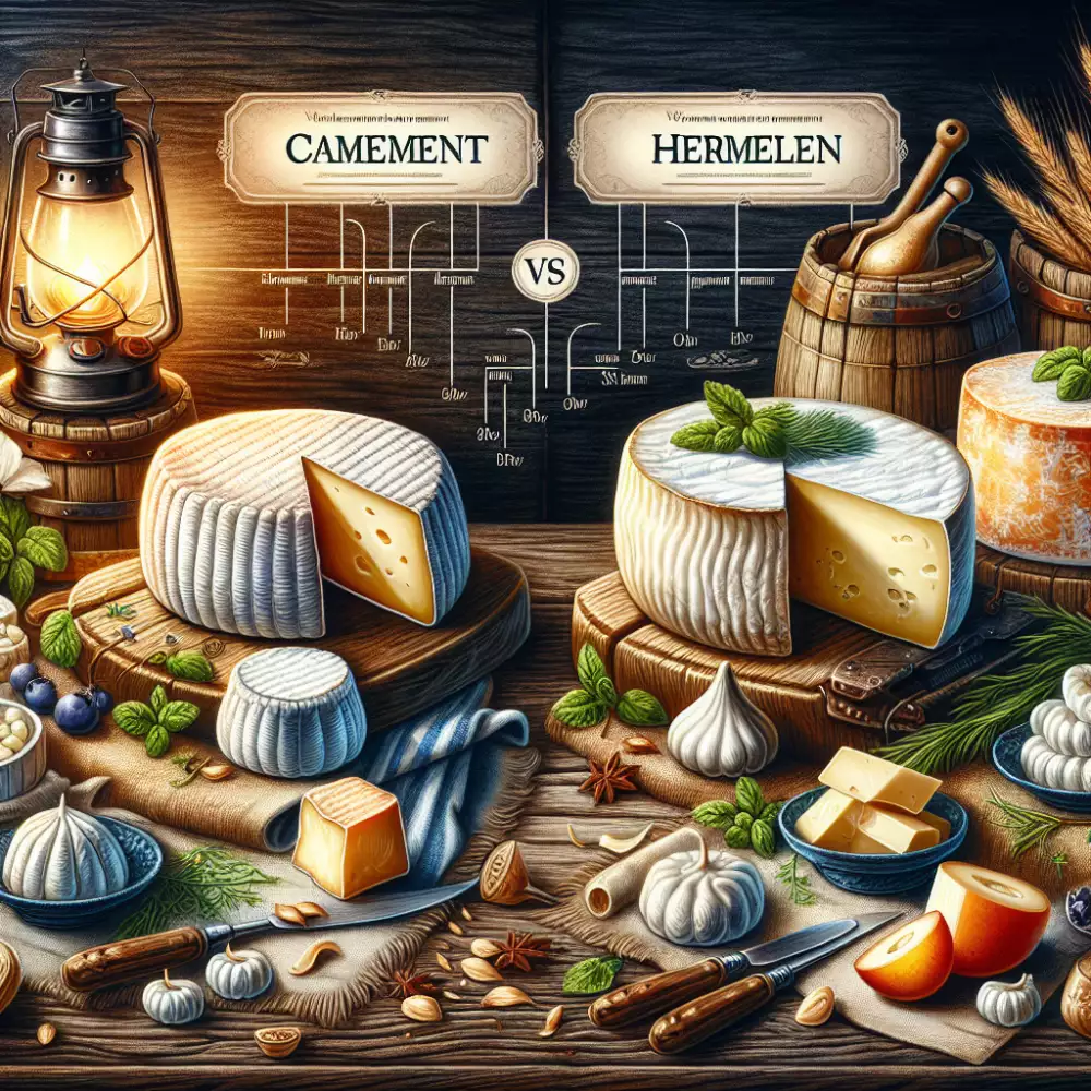 camembert vs hermelín