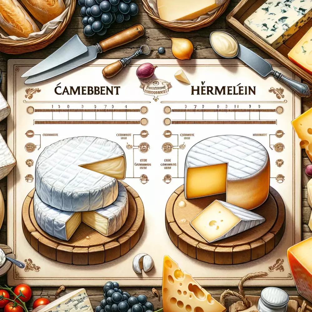 Camembert Vs Hermelín